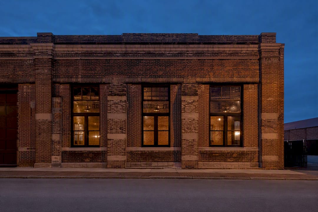 Historic steakhouse building in West Bottoms