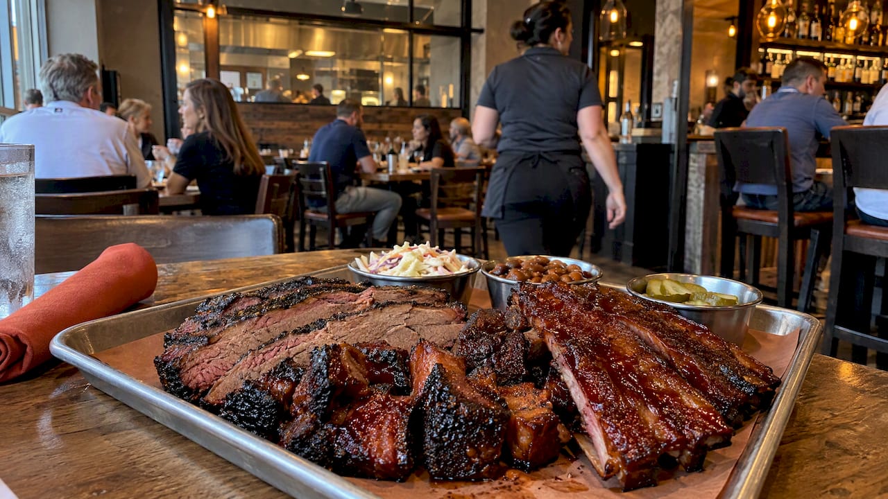 Burnt ends and ribs in Overland Park restaurant